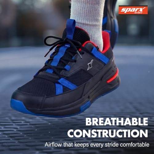 Image of SPARX Sports Shoes for Men - High-Performance Lace-Up Running Shoes with Breathable Comfort, Lightweight Cushioning & Everyday Athletic Support