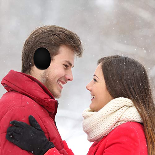 Satinior 6 Pairs Earmuffs Bandless Fleece Ear Warmers Winter Ear Covers Unisex, 6 Colors (Pure Color, Plaid Color) #TOP5