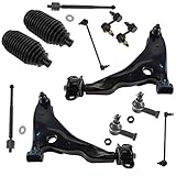 Control Arm Ball Joint Tie Rod Sway Bar Link Boot Steering Suspension Kit 12pc