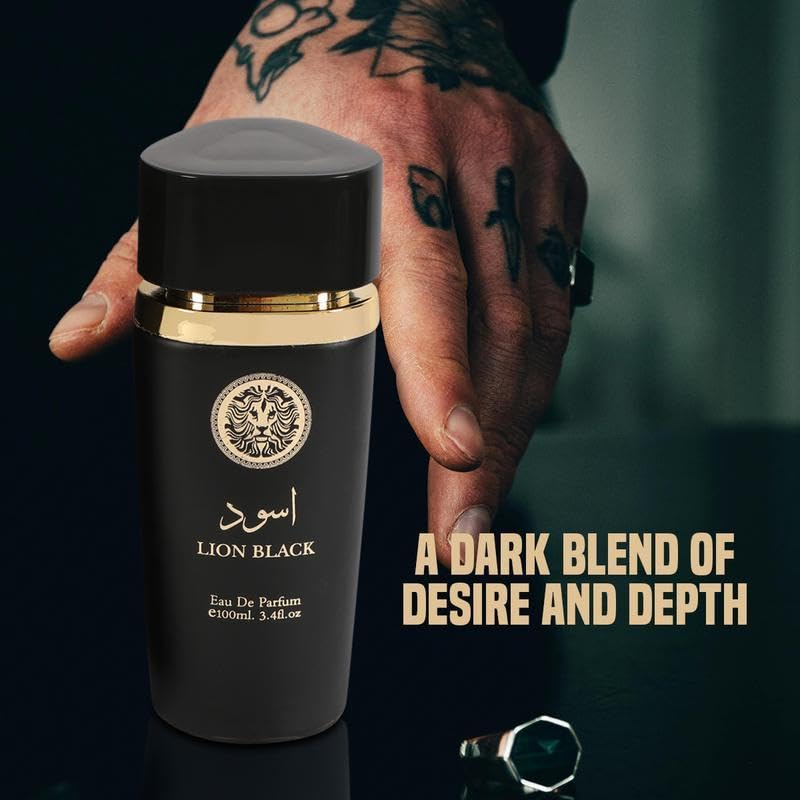 Miniatura 8 de Signature Scent - Juego de 4 piezas de mini fragancias para hombre, incluye león negro llamaleón negrochico genialSan Valentín Milano Woody,