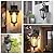 YSN 16'' Large Outdoor Wall Lights 2 Packs, Black Exterior Lighting Fixture Outdoor Sconce Lights, Waterproof Outside Lights for House with E26 Socket, Outdoor Lanterns for Porch, Garage, Farmhouse