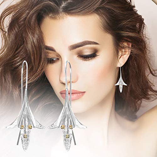 Belles fleurs boucles d'oreilles originales idée cadeau femme