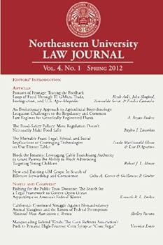 Paperback Northeastern University Law Journal: Vol. 4, No. 1 Spring 2012 Book