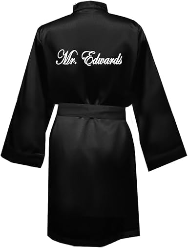personalized silk robes