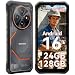 Blackview Outdoor Handy Ohne Vertrag Android 16, 24GB+128GB/2TB TF Baustellenhandy, 245g/10.7mm Ultra-Thin Outdoor Smartphone, 6.56" 90Hz, 16MP AI Camera, IP69K/OTG/NFC/Gemini AI/3 Jahre Garantie