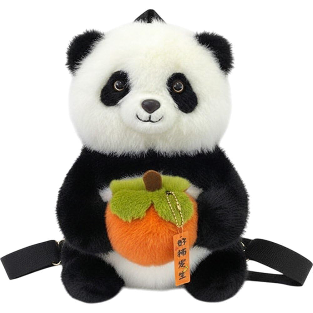Sac à dos en peluche kawaii panda Sanfly mignon souple petit format