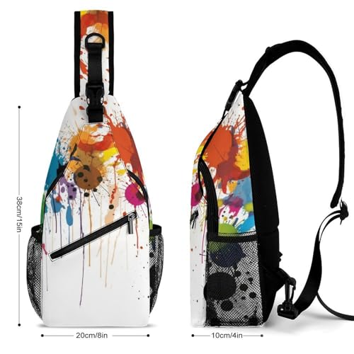 Mochila tipo sling para senderismo y uso casual miniatura 2