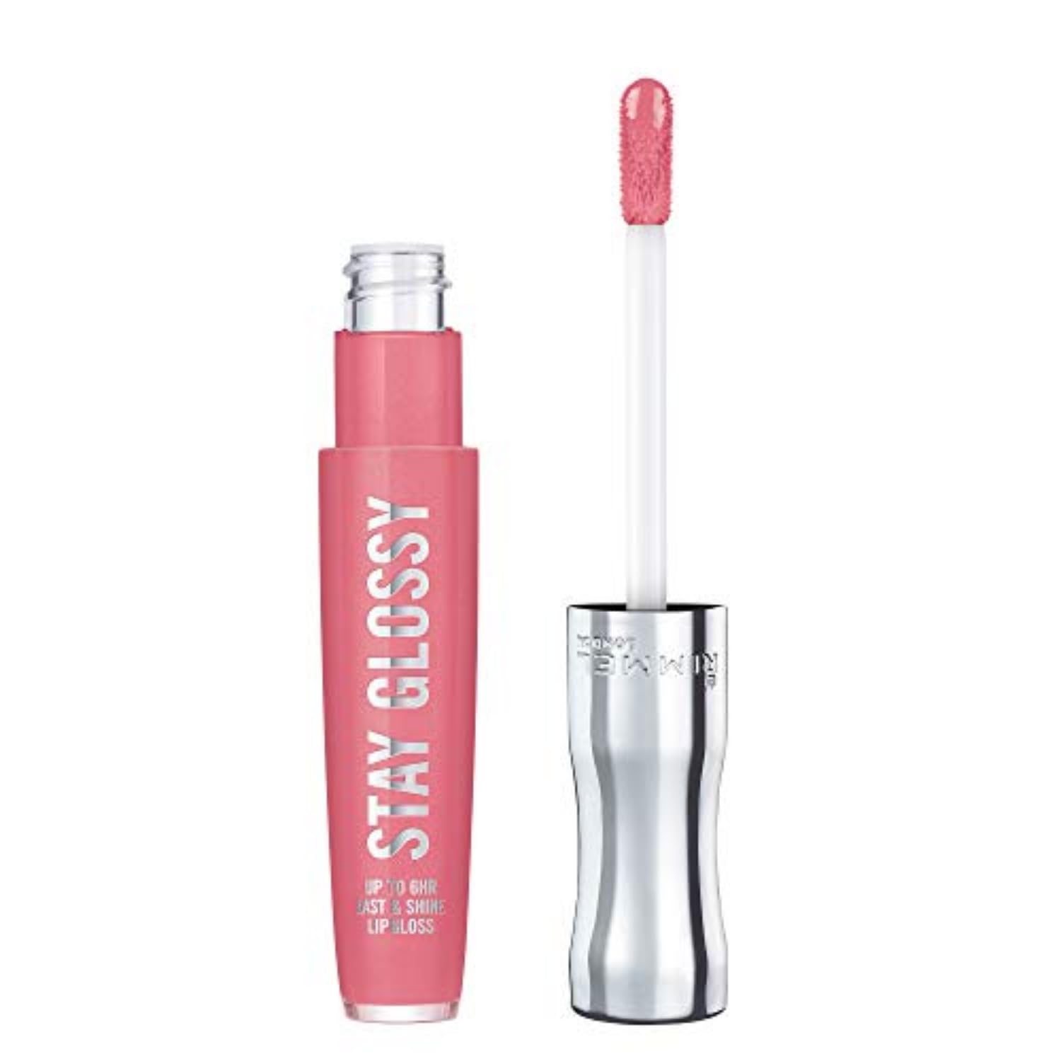 Rimmel Stay Glossy Lip Gloss - Non-Sticky and Lightweight Formula for Lip Color and Shine - 150 Claridge's Ruby, .18oz