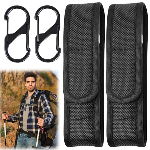 Funda de Linterna,4 Piezas Bolsa de Linterna Táctica,Bolsa de Cinturón para...