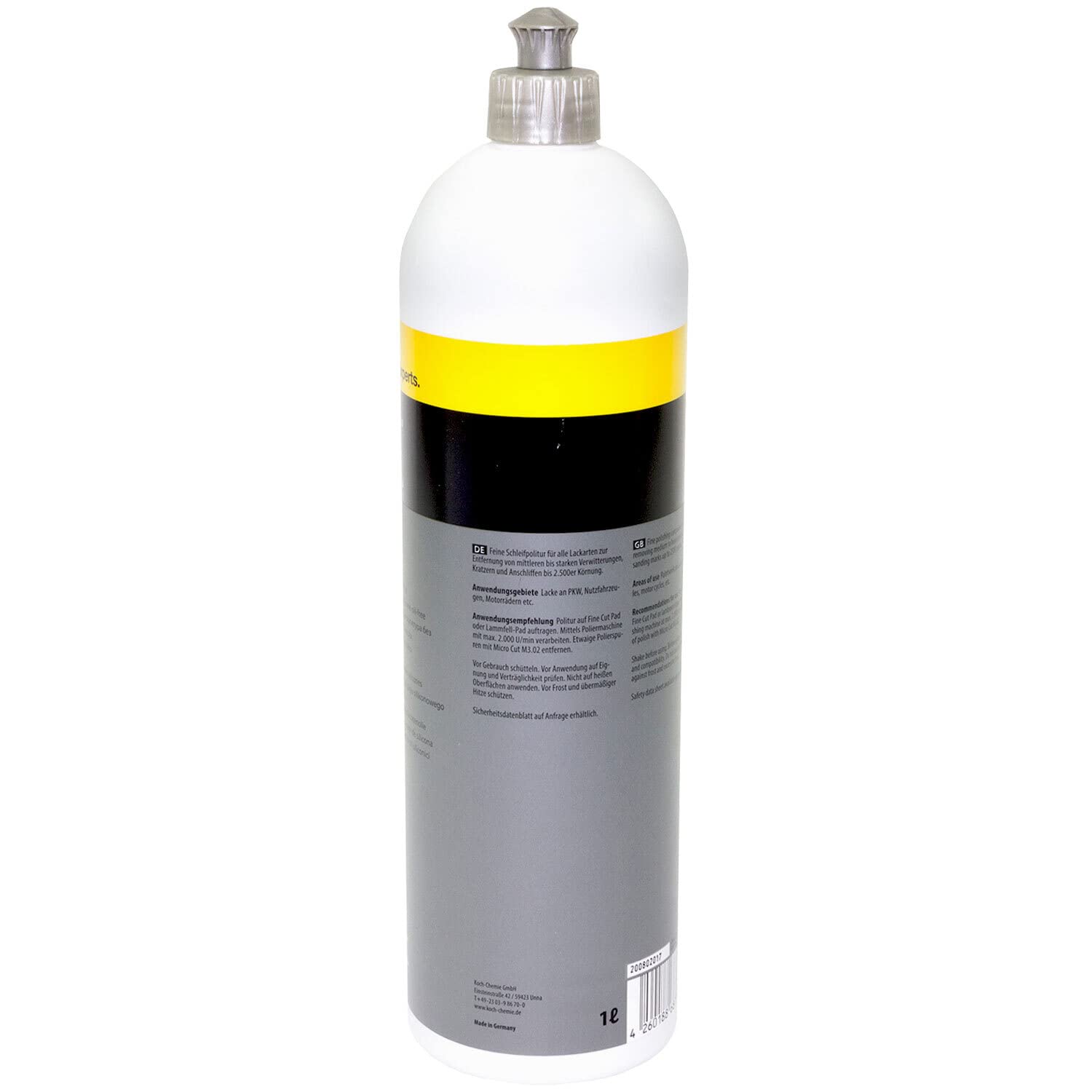 Fine Cut F6.01 Koch Chemie Lakier ścierny bez oleju silikonowego 4 x 1 l
