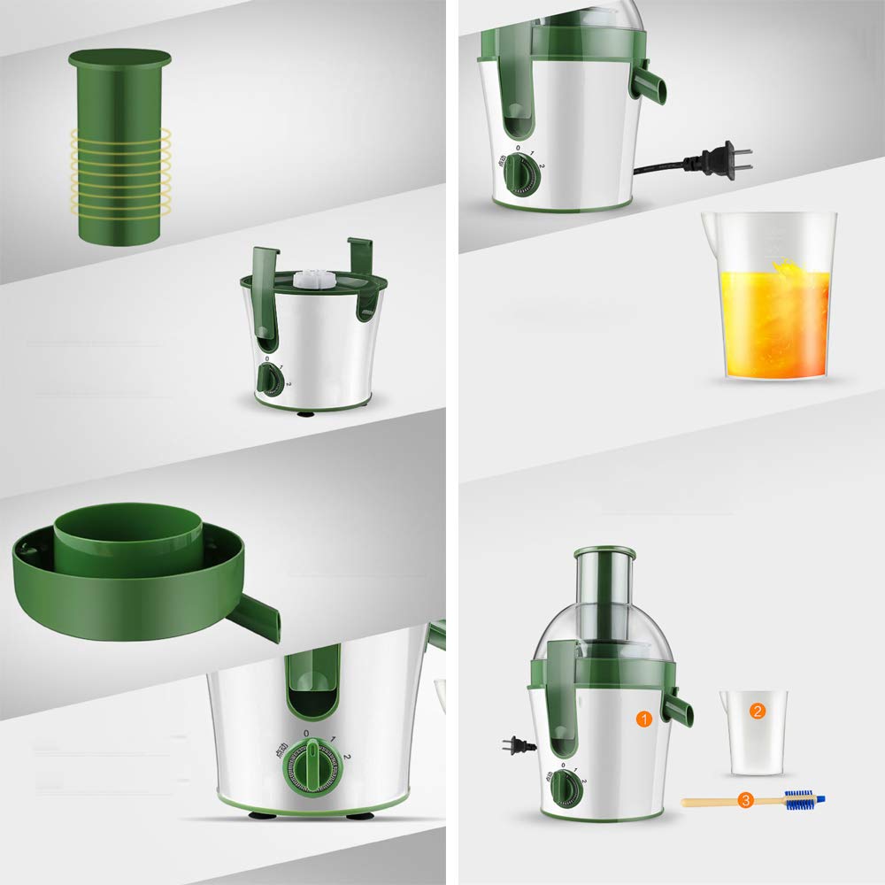 Centrifuga Frutta e Verdura, Centrifughe Estratti e Succhi Rigeneranti Apertura Larga, Base Anti-Scivolo, Centrifuga di Acciaio Inox con 2 velocità