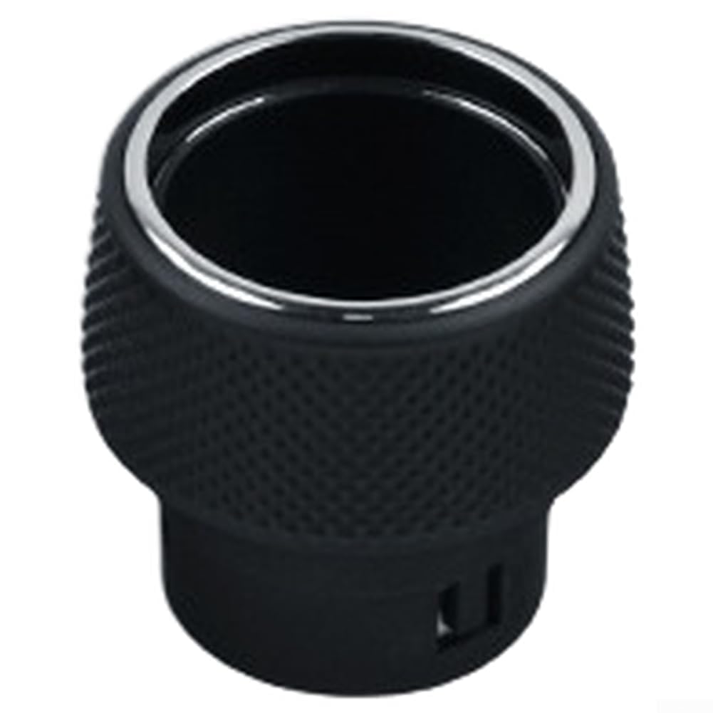 Replacement AC Control Knob Radio Button, for Jeep for Grand for Cherokee WK2 2014-2021, Black ABS Material for Climate and Audio Controls(A-1)