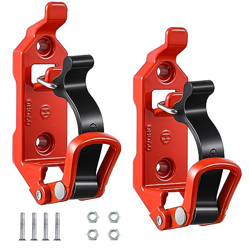 2 Pcs Shovel Holder for Truck Heavy Duty Shovel Mounts for Roof Rack Quick Release Axe Holder Mount Kit Metal and Rubber Car Accessories/ Garage Storage/ Truck/ Wall Mounting Brackets