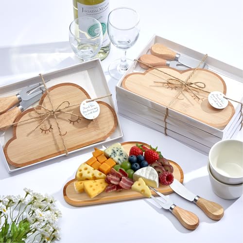 Set de 24 Mini Tablas de Cortar en Forma de Nube para Baby Shower miniatura 4