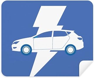 Energy Vehicles Protect Environment Pattern Cleaning Cloth Screen Cleaner 2pcs Suede Fabric