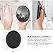 INNERNEED Soft Silicone Body Scrubber Handheld Shower Cleansing Brush, Gentle Exfoliating and Massage for All Kinds of Skin (Black)