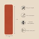 Timber Acoustics® Soundproofing Wooden Foam Panels, Acoustic Room Treatment (Set of 3) (1' x 3' x 1.5") (Orange) gallery image