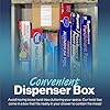 White Twist Ties for Bags | Bulk 2000 Pack with Dispenser Box | 4" Coated Wire Ties Reusable Bread Twisty Ties for Plastic Bags #5