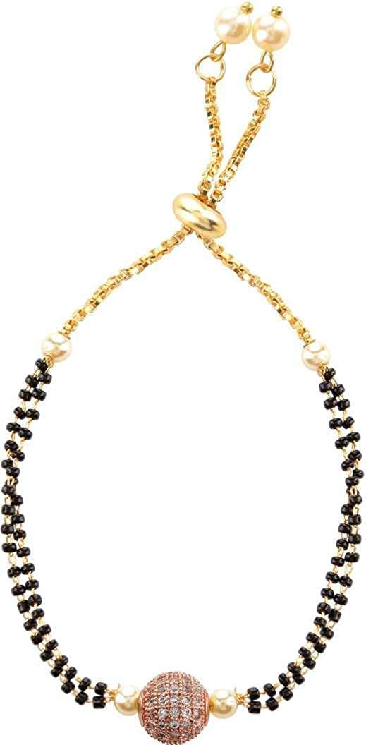See full amazon price history chart for Molika Non-precious Metal Black Beaded Gold Plated Latest Trend Artificial Hand Mangalsutra Bracelet for Women Molika Non-precious Metal Black Beaded Gold Plated Latest Trend Artificial Hand Mangalsutra Bracelet for Women (B08K3QK7SN) Amazon Price History, Amazon Price Tracker