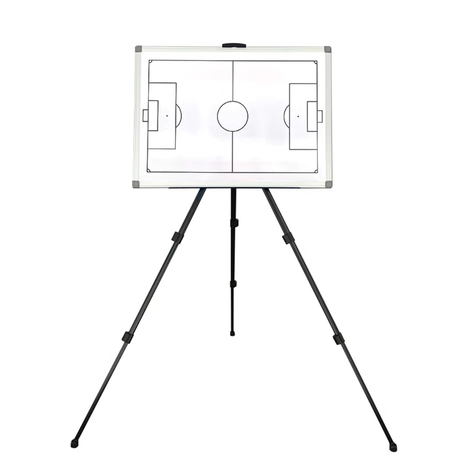 Lavagna Calcio per Insegnare e Formazione, Lavagna Magnetica per Allenamento Calcistico, con Supporto Triangolare per Istruzioni di Allenamento, Impostazione Tattica di Partita