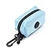 Momolaa Dispositif portatif de Distributeur de Sac de Merde de Chien avec l'équipement de 2 de détente et d'alpinisme Scooter Fermé (Light Blue, One Size)
