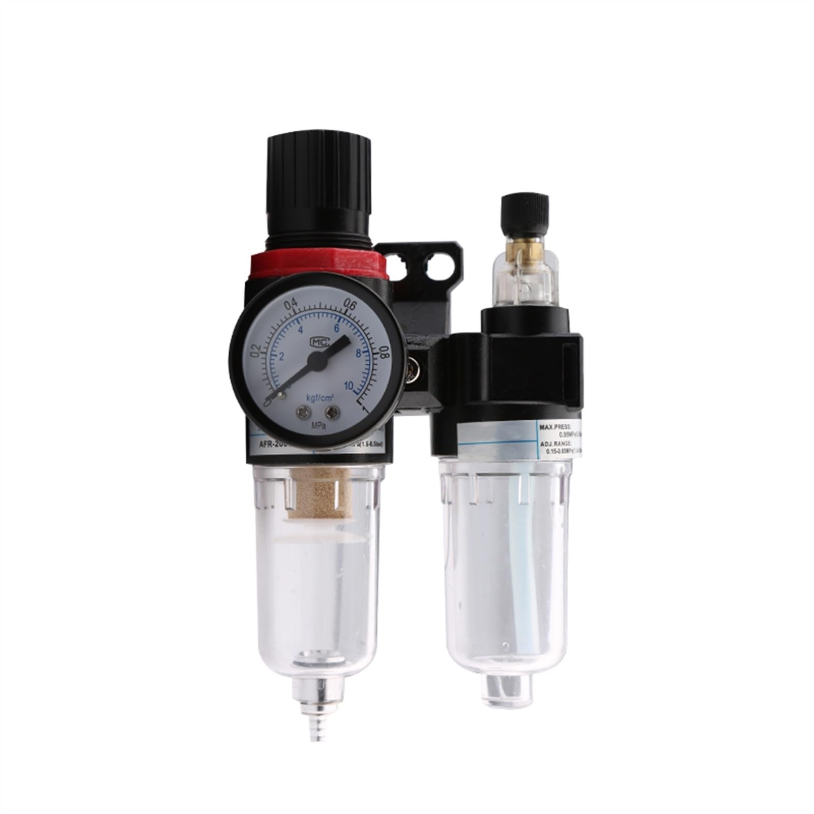 AFR2000 + AL2000 G1/4" AFC2000 compressore d'aria filtro separatore acqua olio regolatore trappola Pressione(AFC2000)