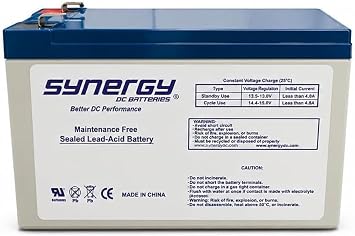 Compatible with Power King WKA12V9ah 28% Longer Run Time Sealed Replacement Battery F2 Terminals