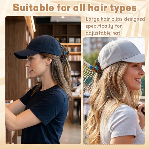 Pinzas de garra para cabello 3 piezas para sombrero miniatura 4