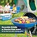 Campingaz Party Grill 600 Camping Stove, All in One portable Camping BBQ,Blue,Ø 52 x 43 cm