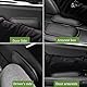 LIANCHEN Auto Knie Bein Ellenbogen Kissen Kniepolster für Die Mittelkonsole für Auto Innenraum Kniestütze Kissen Universal Autotür Beinpolster für Auto Innenraum, Konsole, Sitzauflage (Schwarz 1)