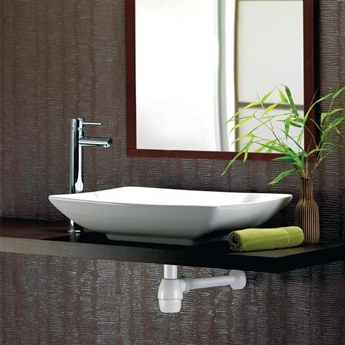 Wirquin 30723669 Universal Siphon for washbasin or Sink diameter 32-40, White, 243 milímetros - Image 3