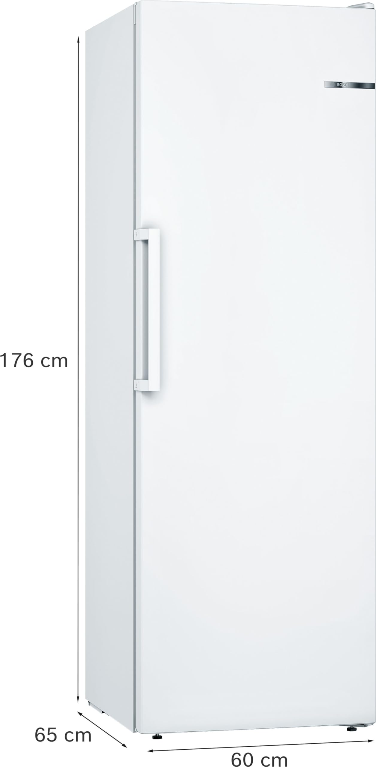 Bosch Série 4 GSN33FWEV Congélateur Armoire Pose Libre 176 x 60 cm 225 L Blanc