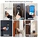 WELOCK U81 Smartes Türschloss Ultra mit Fingerabdruck Passwort WLAN App und RFID Karte Ersatzteil Mechanischer Schlüssel, Elektronisches Türschloss Haustür, Verstellbarer für 50-90mm EU-Profiltür