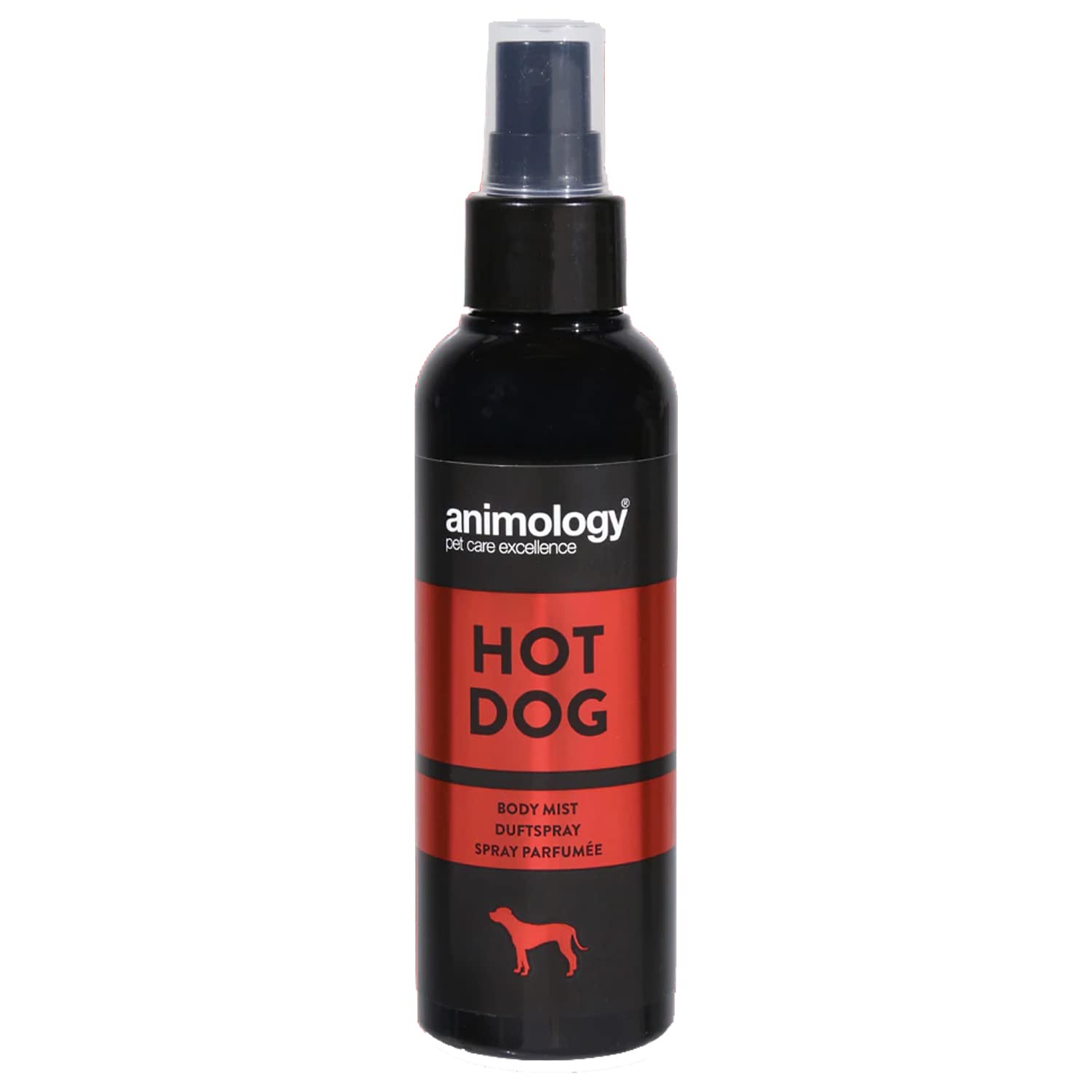 ANIMOLOGY Hot Dog Fragrance - Perfume Spray for Dogs - A Fragrance Mist with Long Lasting Notes of Pomegranate and Pink Peppercorn - Vegan Friendly - 150 ml