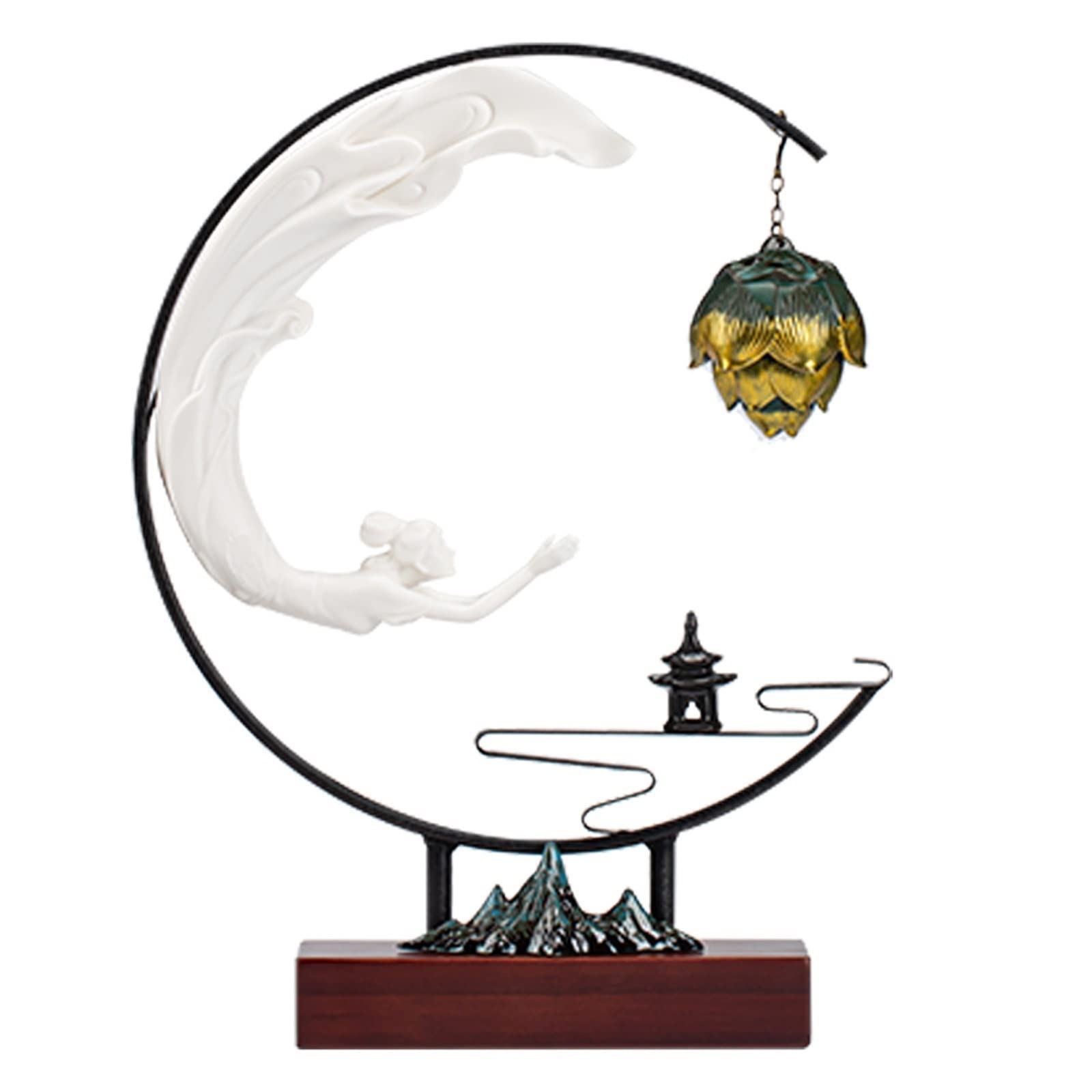 Incense Burner Backflow Incense Burner Indoor Hanging Ornaments Ceramic Aroma Diffuser Creative Jewelry Waterfall Incense Burne