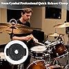 6 PCS Quick Release Cymbal Nuts, Cymbal Nuts, 8MM Cymbal Mate Nut Plastic Cymbal Lock Nut, Plastic Drum Cymbal Professional Cymbal Quick Release Cap for Percussion Drum Kit Jazz Drum Parts Accessories #2