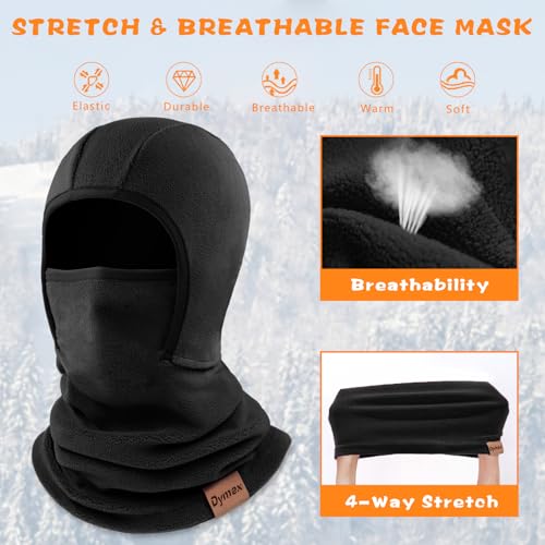 Kids Balaclava Ski Mask Winter Face Mask for Boys Girls Windproof Neck Warmer Gaiter Fleece Hood Face Cover for Cold Weather3