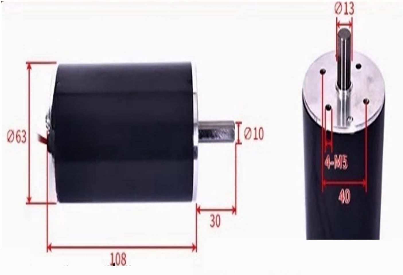 DC High Speed Motor High Power Large Torque Motor Lathe Buddha BMotor Lathe Buddha Bead Machine Motor Small 220V 100W DC Motor