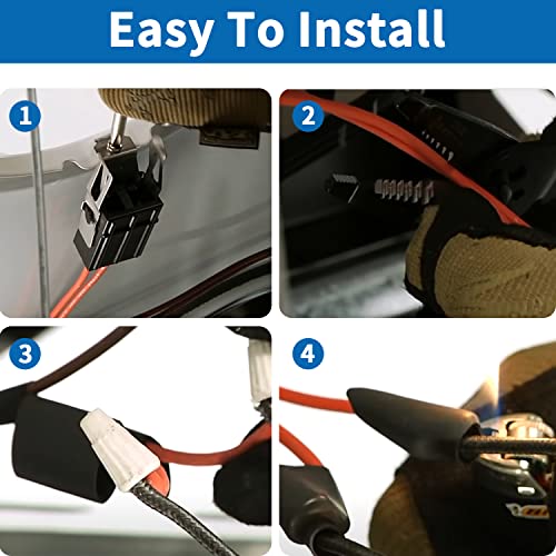 2 Pack Err117 Range Stove Element Plug Receptacle Block Terminal Compatible With Whirlpool Kenmore Electric Stove Range Burner Receptacle Kit 330031 814399,5303935058,Rr109,Ap3075808,6130-115 #TOP3