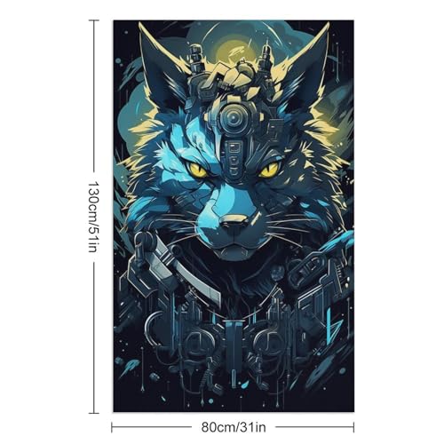 Serviette séchage rapide Cyber Wolf Armor microfibre compacte sport et plage - 3