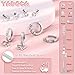 Hypoallergenic Earrings For Girls Women Surgical Stainless Steel Flat Back Earring Set For Sensitive Ears Kids Earrings Toddler Cute Girls