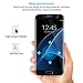 WZS Protector de pantalla Galaxy S7 edge, [2-Unidades] Cristal Vidrio Templado Premium...