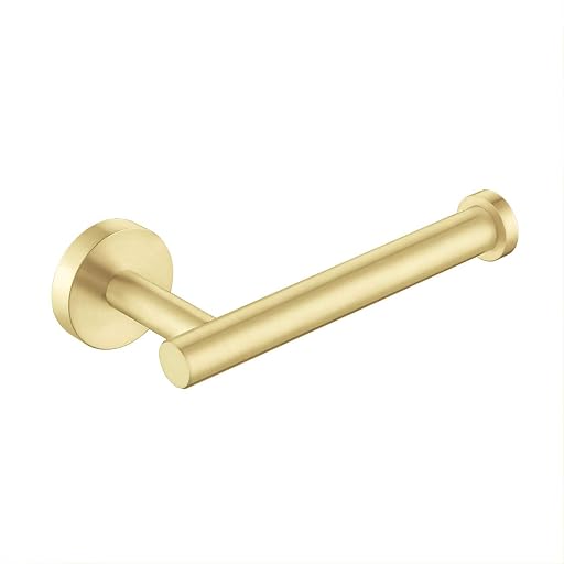 UMI Toilet Roll Holder Stainless Steel Brushed Brass