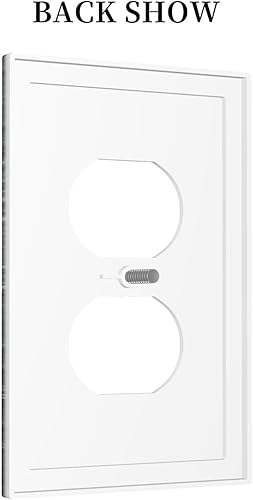 Miniatura 4 de Cubiertas decorativas de salida retro de madera marrón occidental puerta de granero impresa 1 cuadrilla placa de pared receptáculo dúplex