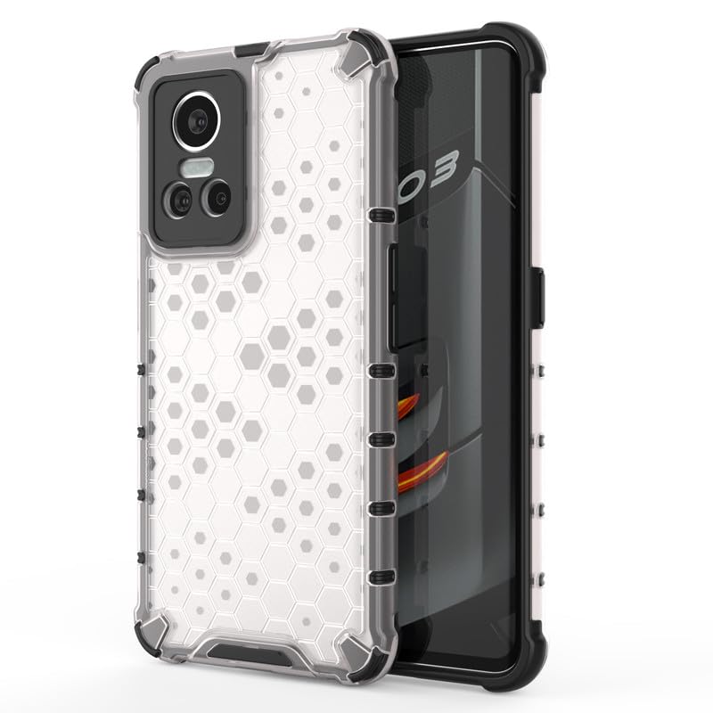 Image of Plastic Bumper Back Case Cover for Realme GT Neo 3 (Transparent)
