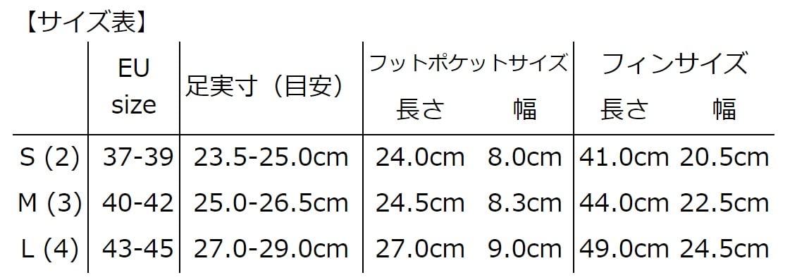 Amazon.co.jp: Najade Fins (S(2), Speed) : Sports & Outdoors