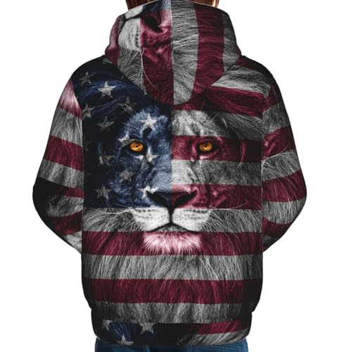 Image of Boy'S Sweatshirt Fleece Hoodie Blend Hooded Sweatshirt Plush Pullover Hoodie Size For Boys And Girls