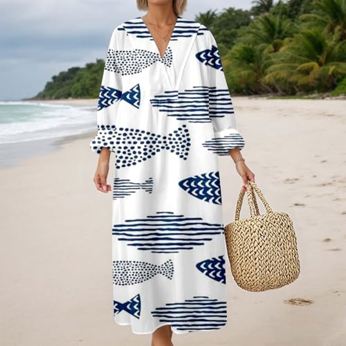 Robe longue printemps imprimé floral pour vos sorties d'été