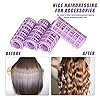 Hair-RollersSmilco-12-Pcs-Plastic-Snap-on-Hair-Rollers-Curlers-for-Hairdressing-Styling-Hair-Salo-25-cm Hair Rollers,Smilco 12 Pcs Plastic Snap on Hair Rollers Curlers for Hairdressing Styling Hair Salo (2.5 cm)