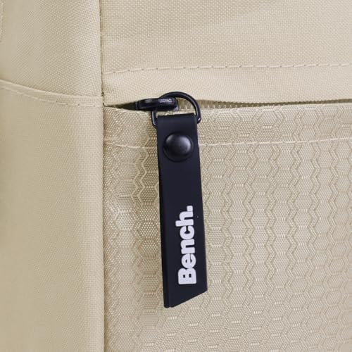 BENCH Bold Damen und Herren Sling Bag Umhängetasche Tasche Handtasche Schultertasche Crossbody, sand, 29 x 20 x 12 cm